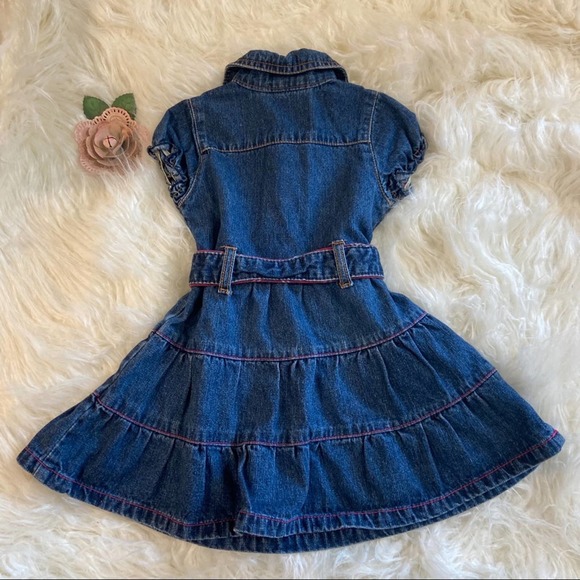 Carter’s 18M Jean Dress W/ Embroidered Pockets - Picture 6 of 6